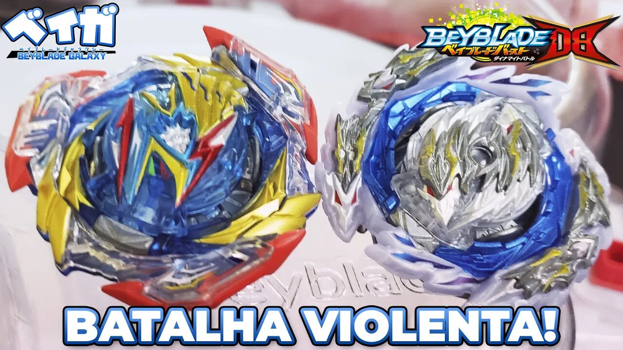 ULTIMATE VALKYRIE .Lg.V'-9 vs GUILTY LONGINUS .Kr.MDs-2 - Beyblade Burst ベイブレードバースト