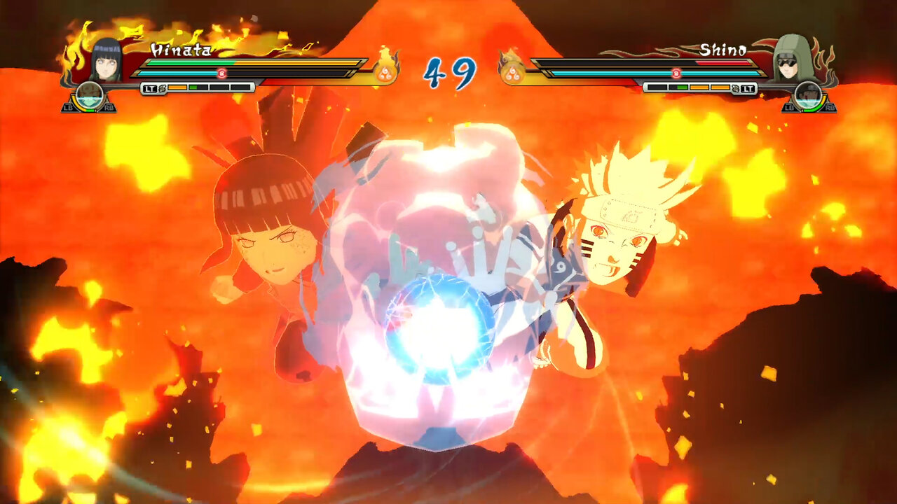 ULTIMATE TEAM JUTSU GENTLE PHOENIX SPIRALLING TWIN LION FISTS NARUTO UZUMAKI & HINATA HYUGA