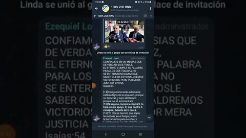 Aviso parroquial sobre el canal de Ezequiel Amendola.