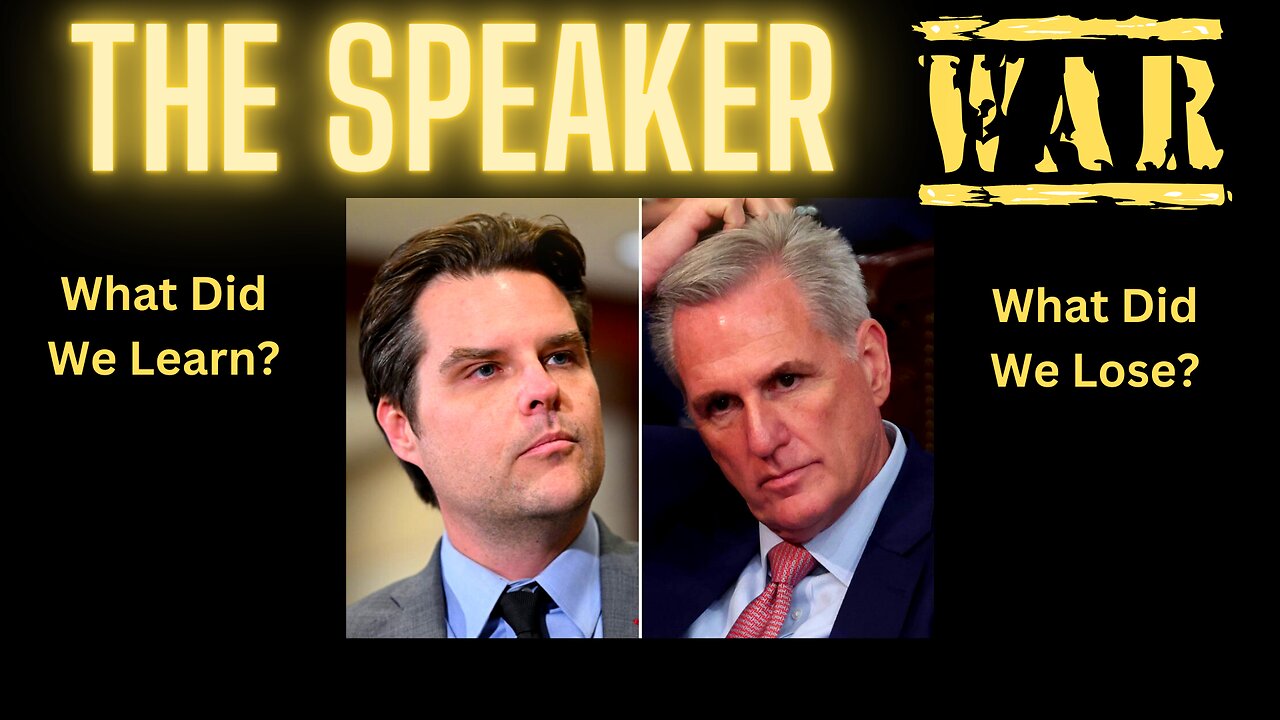 THE SPEAKER WARS - How We Learned to AUDIT Our Own Elected Officials