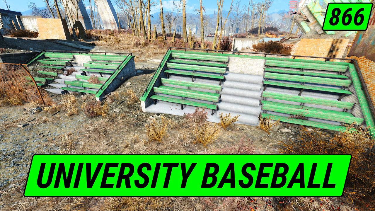 Old University Baseball | Fallout 4 Unmarked | Ep. 866