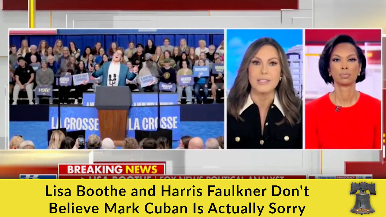 Lisa Boothe and Harris Faulkner Don't Believe Mark Cuban Is Actually Sorry