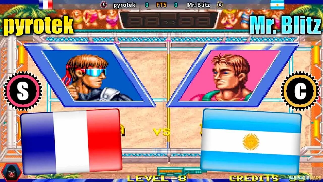 Windjammers (pyrotek Vs. Mr. Blitz) [France Vs. Argentina]