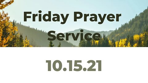 Friday Service // Пятница Служение Техас (Texas) - 10/15/2021