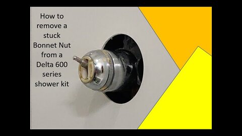 HOW TO REMOVE A STUCK BONNET NUT