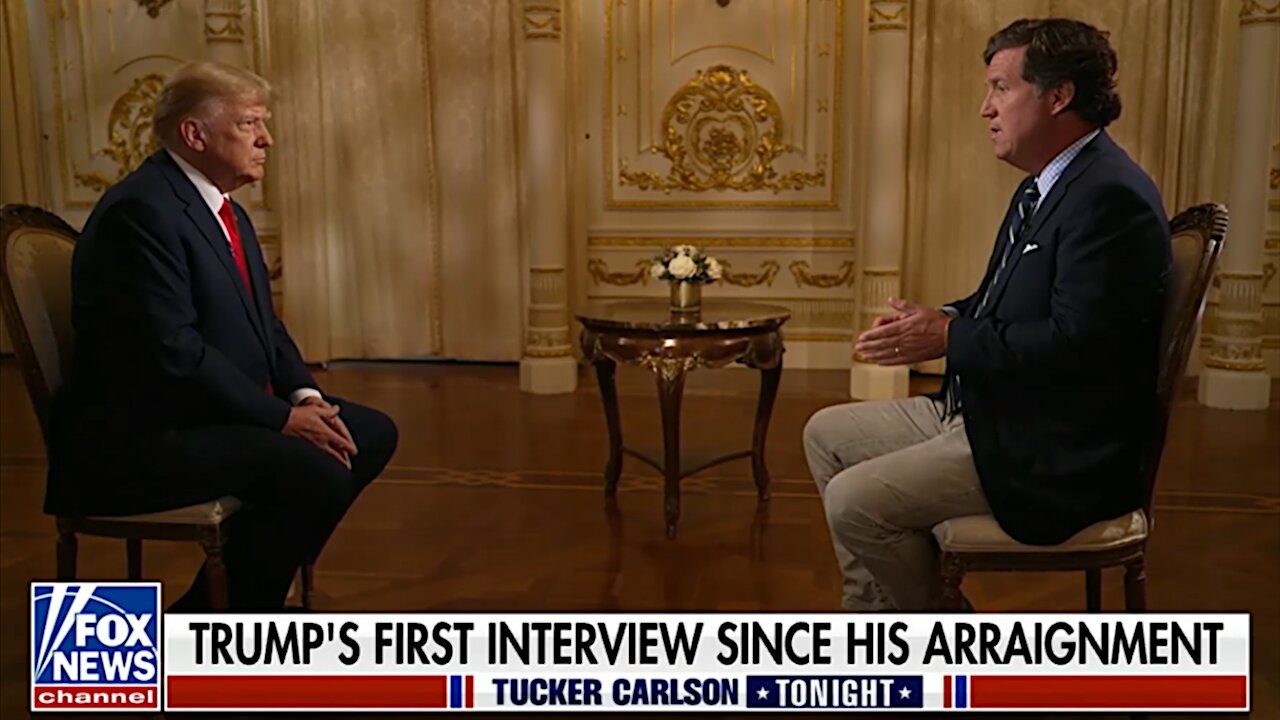 Trump Interview With Tucker Carlson 4-11-23