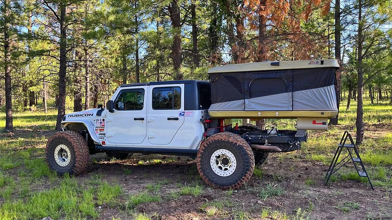 I'M BACK ON THE ROAD! Living Full Time in my Jeep Gladiator Rooftop Tent Camper