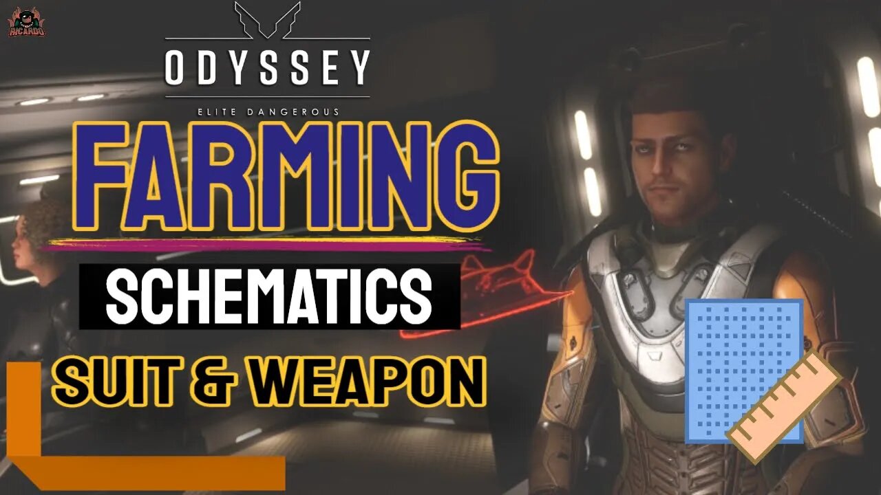 Elite Dangerous Odyssey Farming Suit and Weapon Schematics