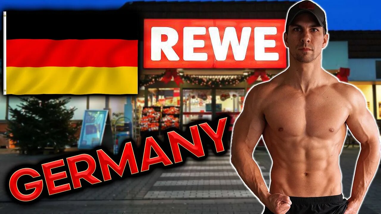 What I Eat in GERMANY to Stay Shredded 🇩🇪 LOW Calorie HIGH Protein GERMAN REWE Foods