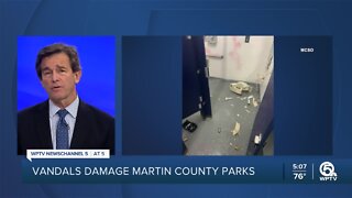 Multiple parks vandalized in Martin County