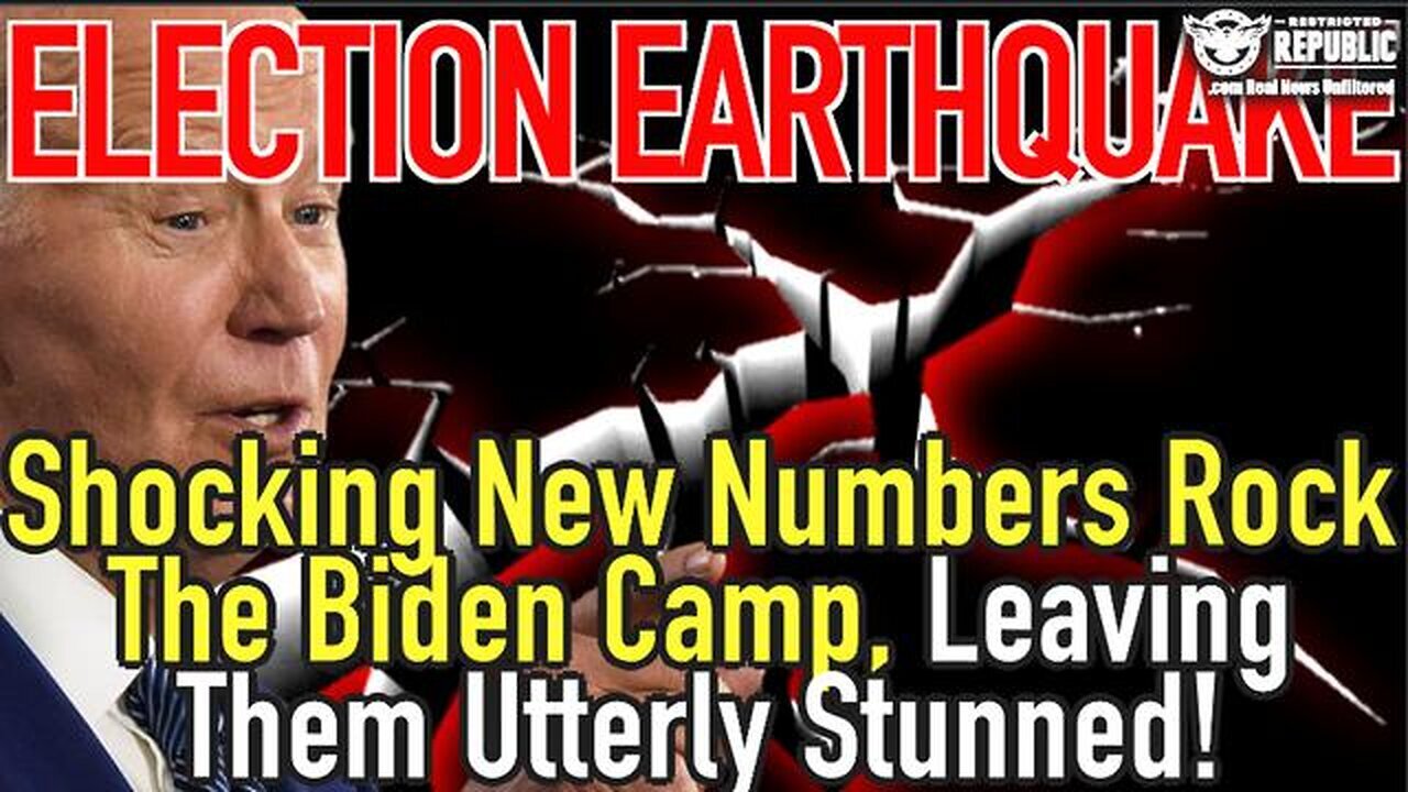 Election Earthquake - Shocking NEW Numbers Rock The Biden Camp, Leaving Them Utterly.. 4/28/24..