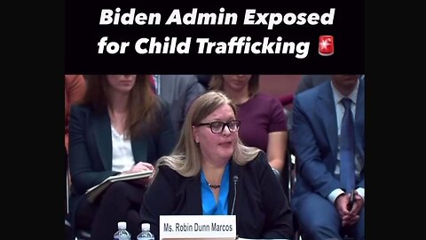 Biden regime exposed for child trafficking