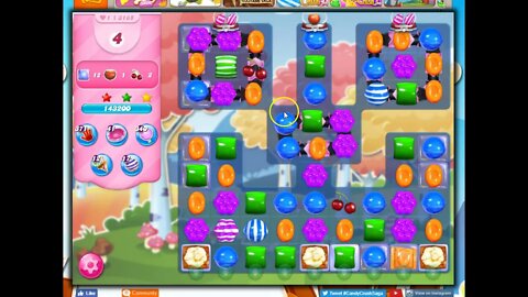 Candy Crush Level 3185 Talkthrough, 30 Moves 0 Boosters