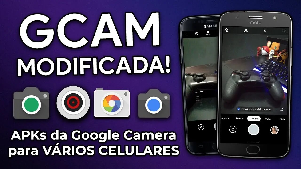 Google Camera PERSONALIZADA para VÁRIOS SMARTPHONES! |Apks da GCAM para muitos Smartphones!