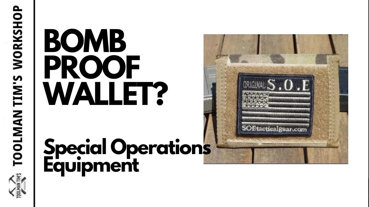 BOMB PROOF WALLET? From Special Operations Equipment