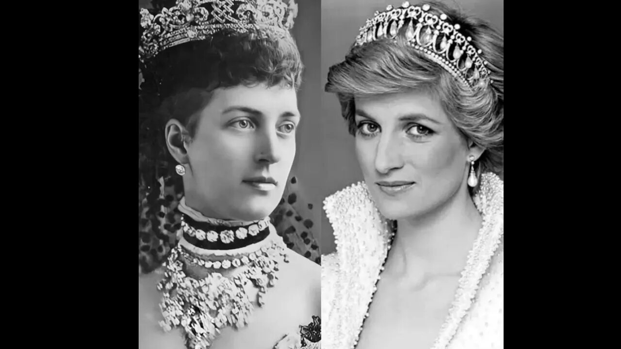 Sua Majestade a Rainha Alexandra e Sua Alteza Real a Princesa Diana de Gales