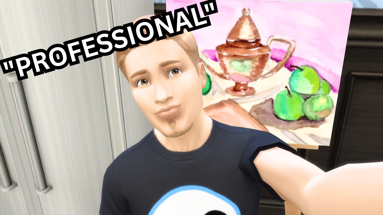 Becoming A "PROFESSINOL" PAINTER!!! | The Sims 4