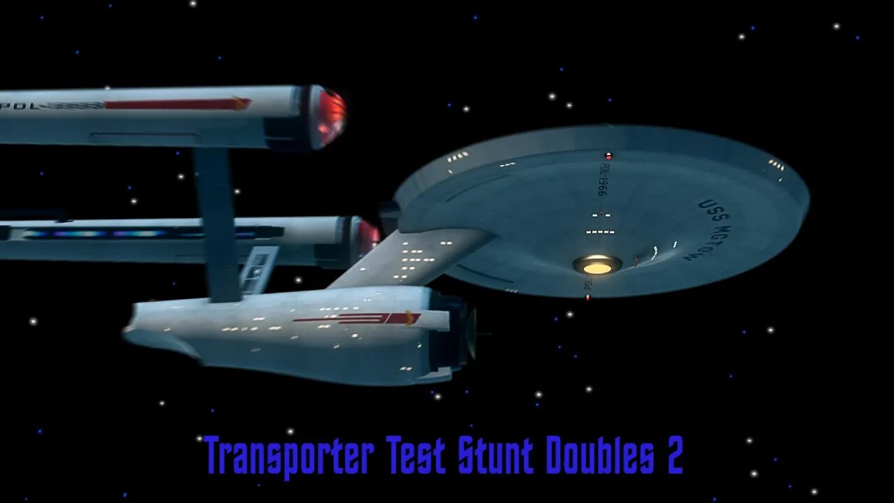 Star Trek Transporter Test 2 Stunt Doubles