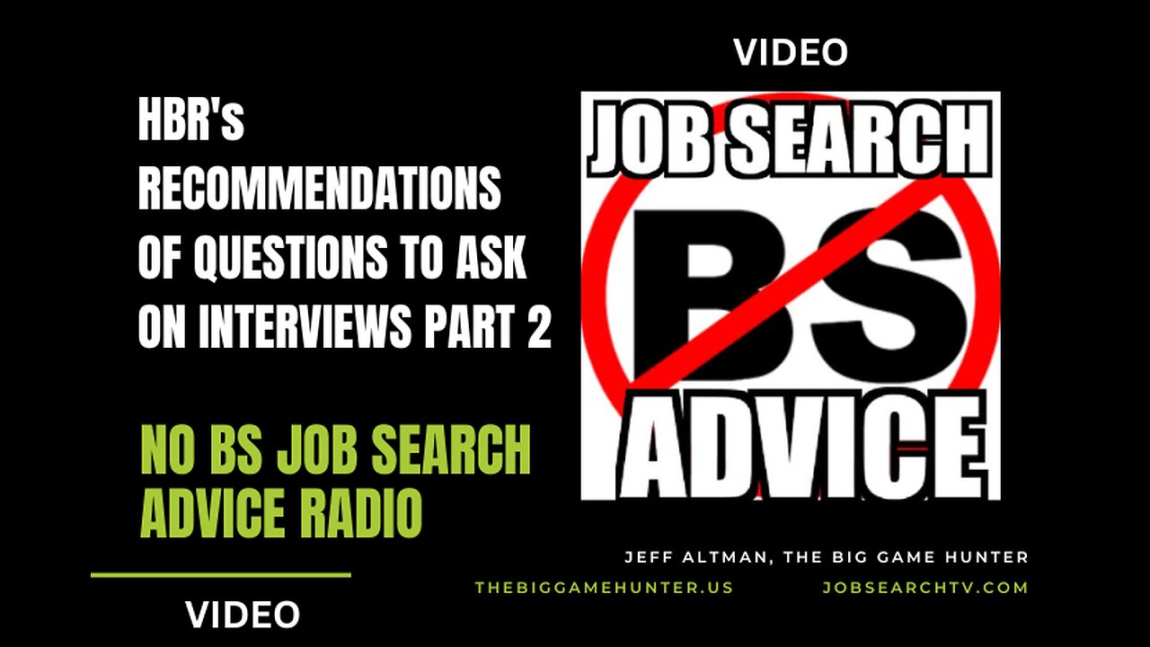 HBR's Recommendations of Questions to Ask on Interviews Part 2