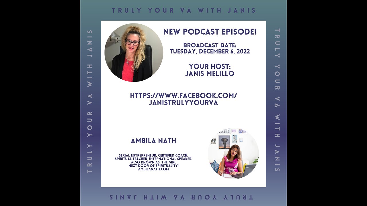 Not Your Stereotypical Spiritual Business Coach - "Truly" with Ambila Nath - 12.06.22