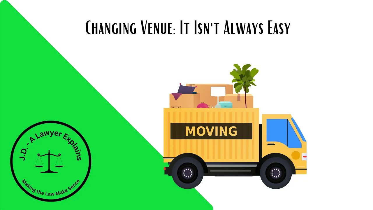 What Determines Venue and Change of Venue