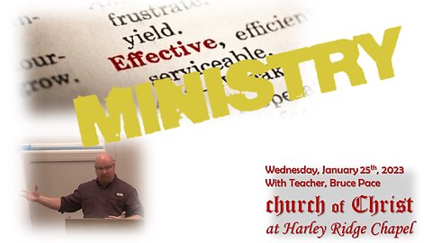 Effective Ministry