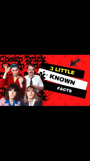 3 Little Known Facts Cheap Trick