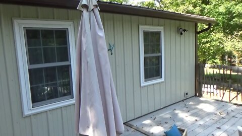 Finishing The Siding On The House