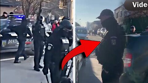 Andrew Tate Fans Chant At Police Outside House