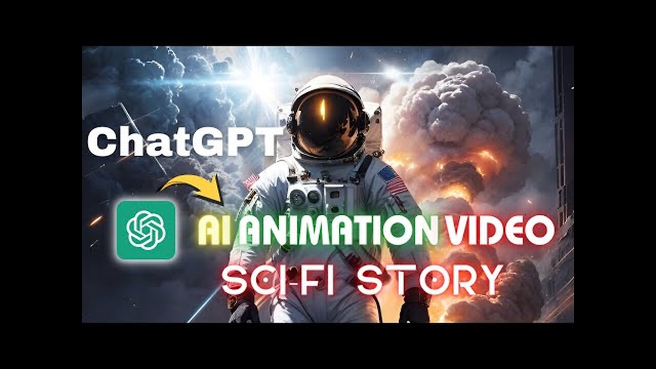 How to Write a Science Fiction Story with ChatGPT - AI Animated Video