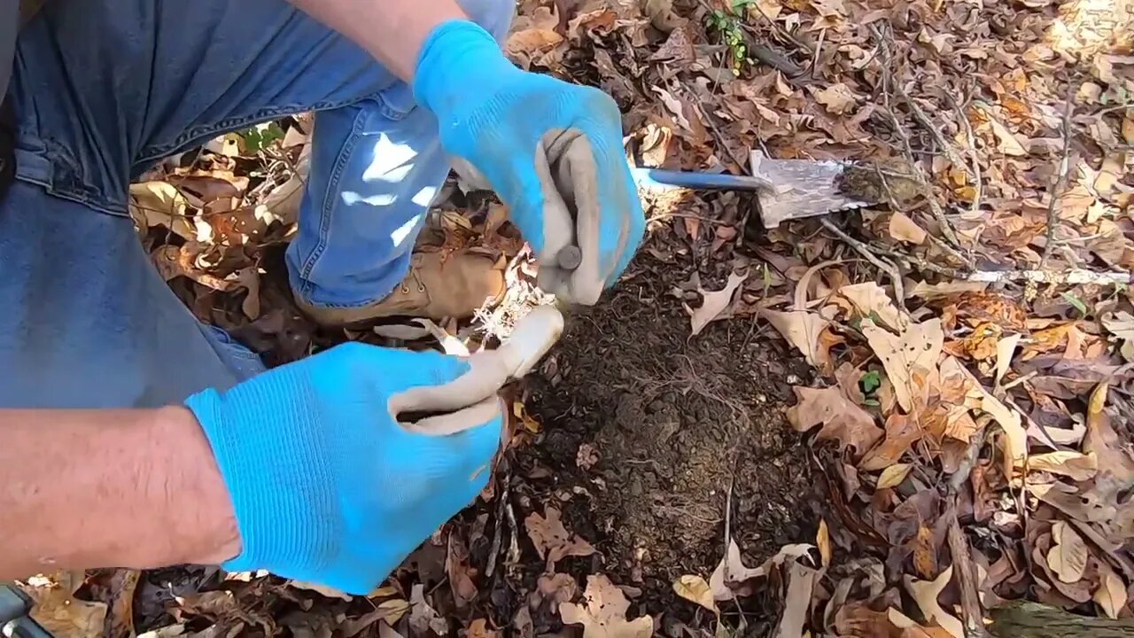 Metal detecting heart token spanish american war