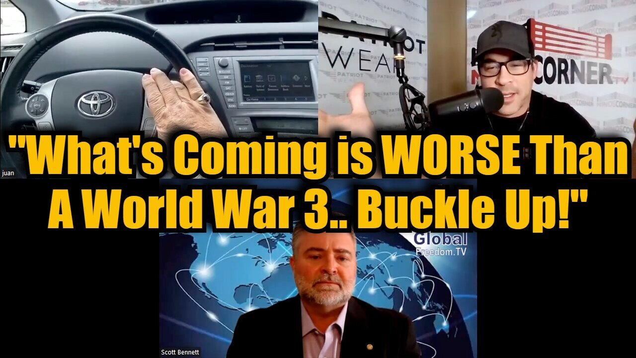 Juan O' Savin, Scott Bennett & David Nino Rodriguez: "What's Coming is WORSE Than A World War 3