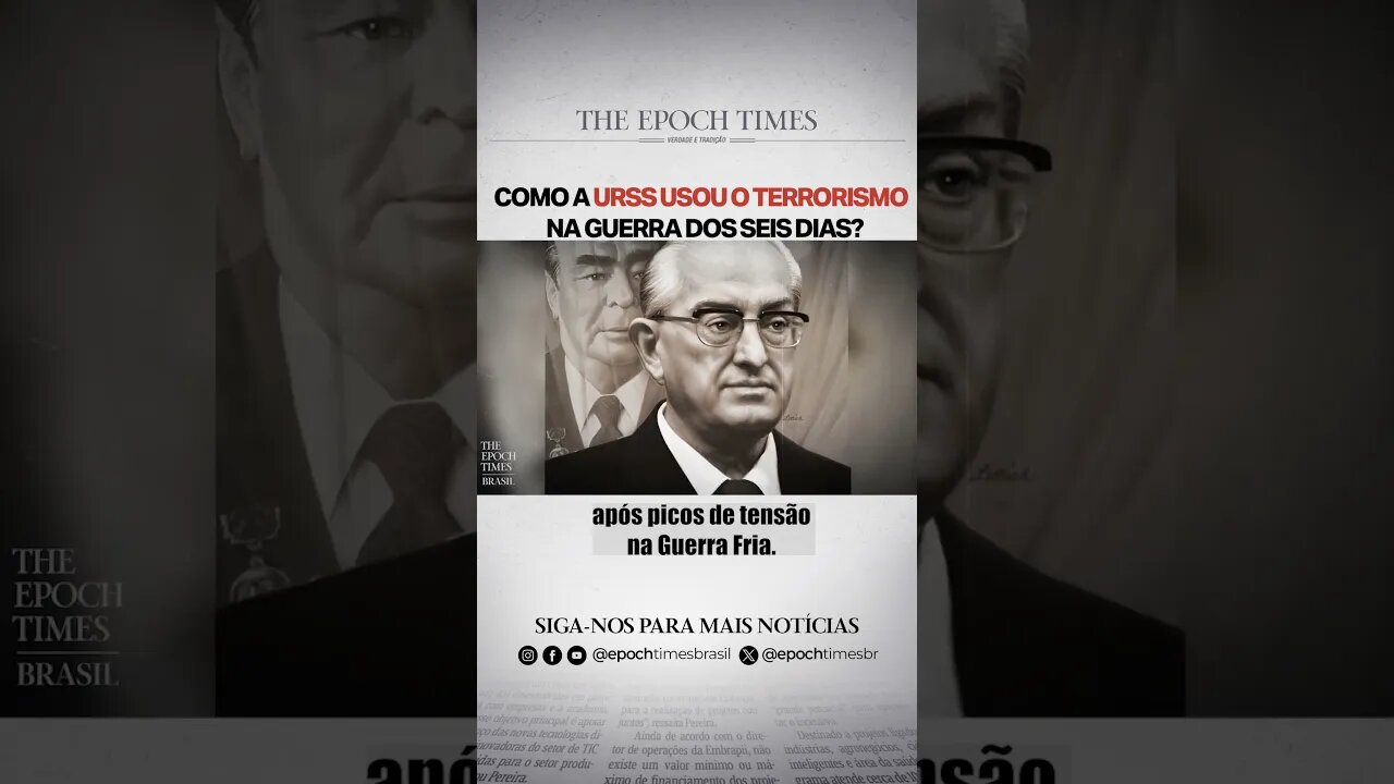 Como a URSS usou o terrorismo na Guerra dos Seis Dias?