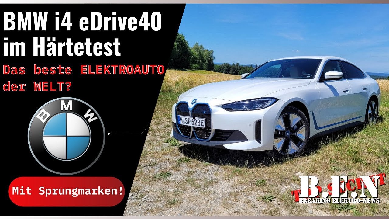 BMW i4 eDrive40 im HÄRTETEST = Das beste ELEKTROAUTO der WELT? 😮