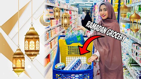 Ramadan ki grocery Karli #alizehjamali