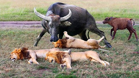 Life is Not Easy With The Lion King! Lions Failed to Control Prey, Buffalo, Zebra, Giraffe