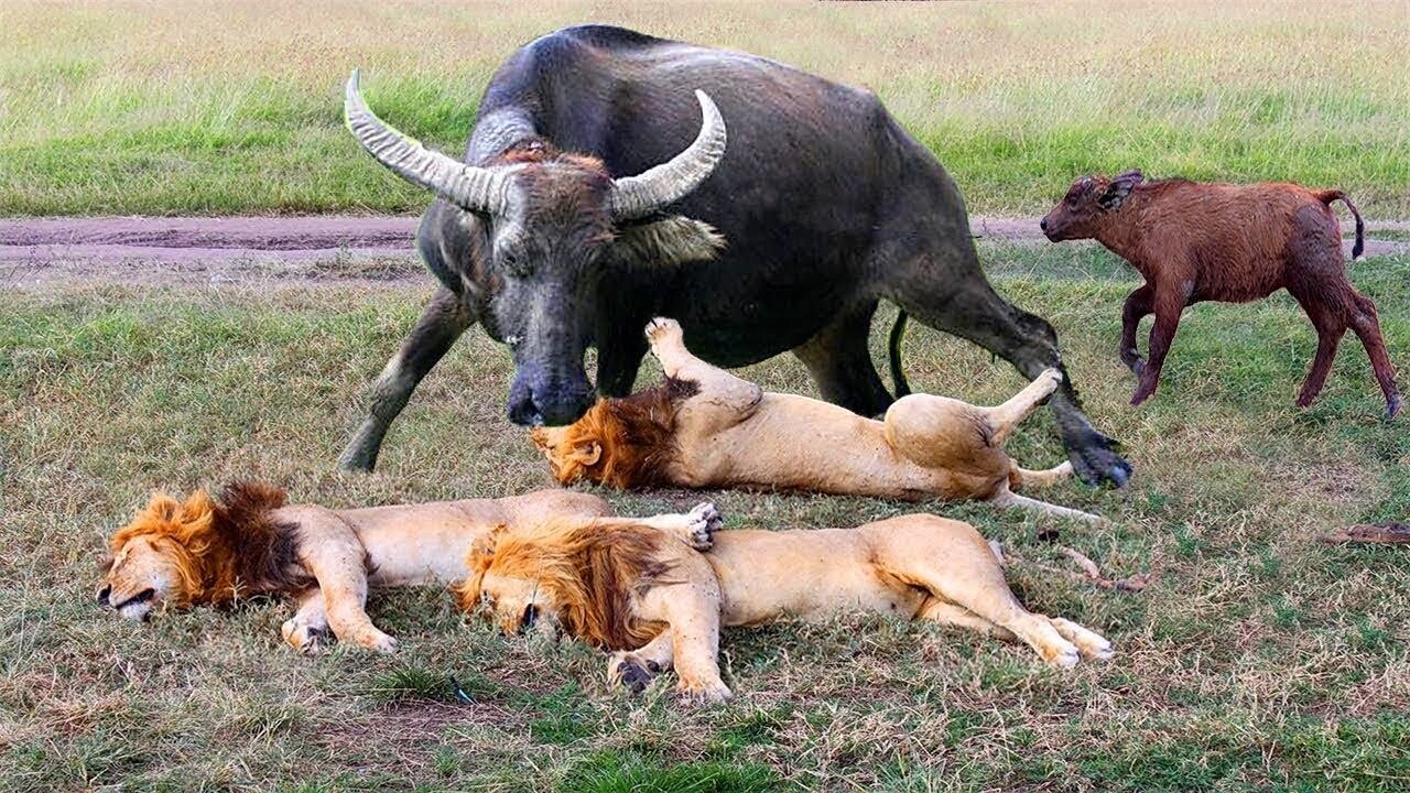 Life is Not Easy With The Lion King! Lions Failed to Control Prey, Buffalo, Zebra, Giraffe