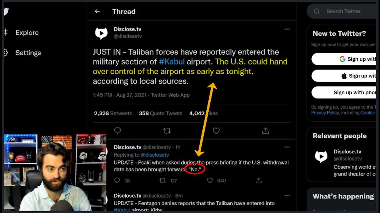 KABUL Locals Report, 'The Taliban Has Entered The Airport', Pentagon Officials In DENIAL!