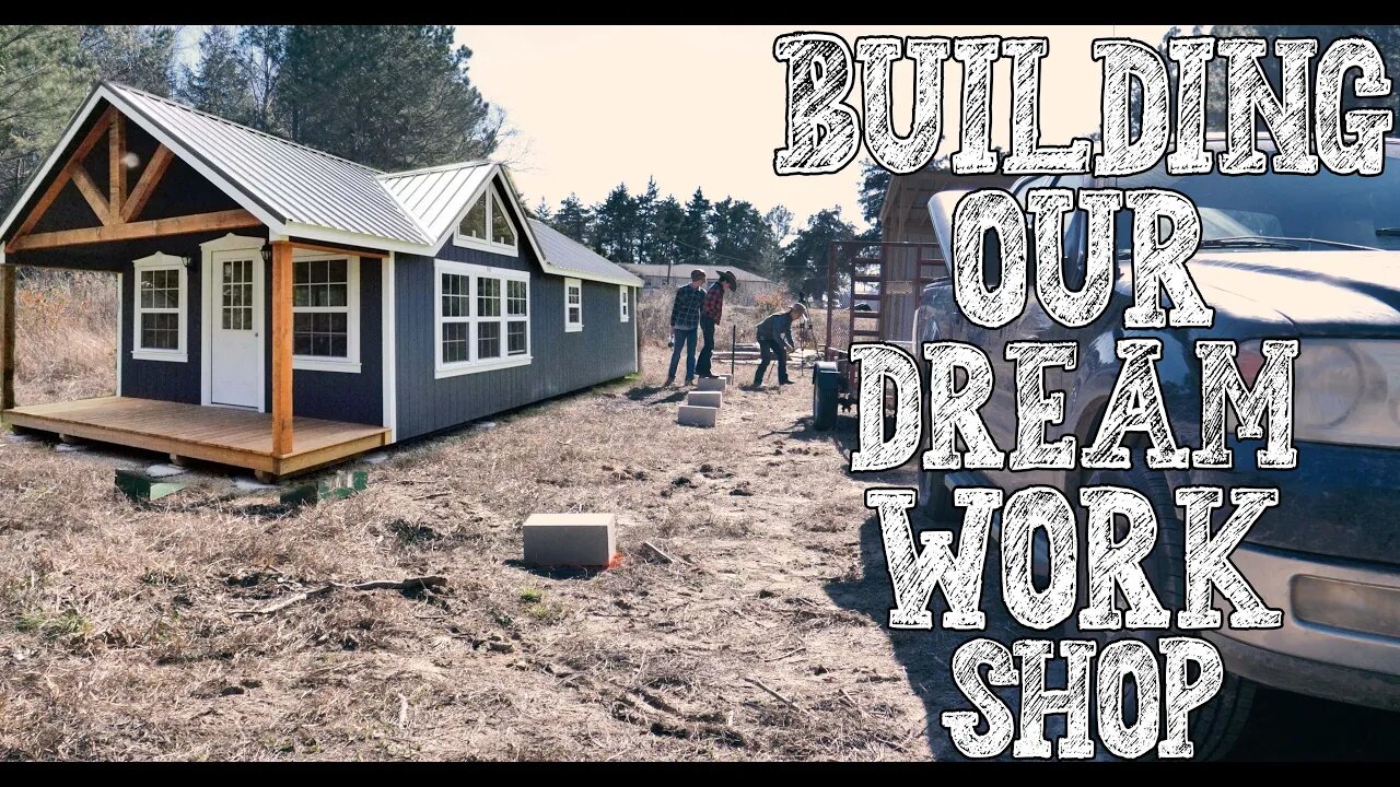 Building Our Dream Work Shop | Milling Our Own Lumber | Woodland Mill HM130 MAX