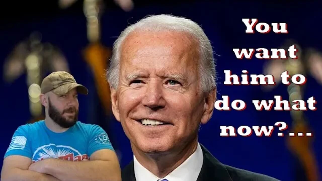 Gun Controllers ask Biden to OPENLY violate Constitution... One problem, He CAN'T...