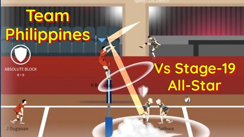 The Spike Volleyball - Team Philippines vs Stage 19 All-Star / Yongsub