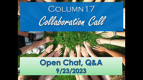 Column17 Collaboration Call 9/23/2023