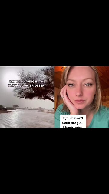 Water flows in the desert fulfilling Isaiah 43:20 (2700 Y/o prophecy, book of Isaiah)