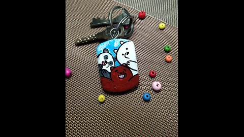Old wooden keychain transformation #webarebears #cartoon