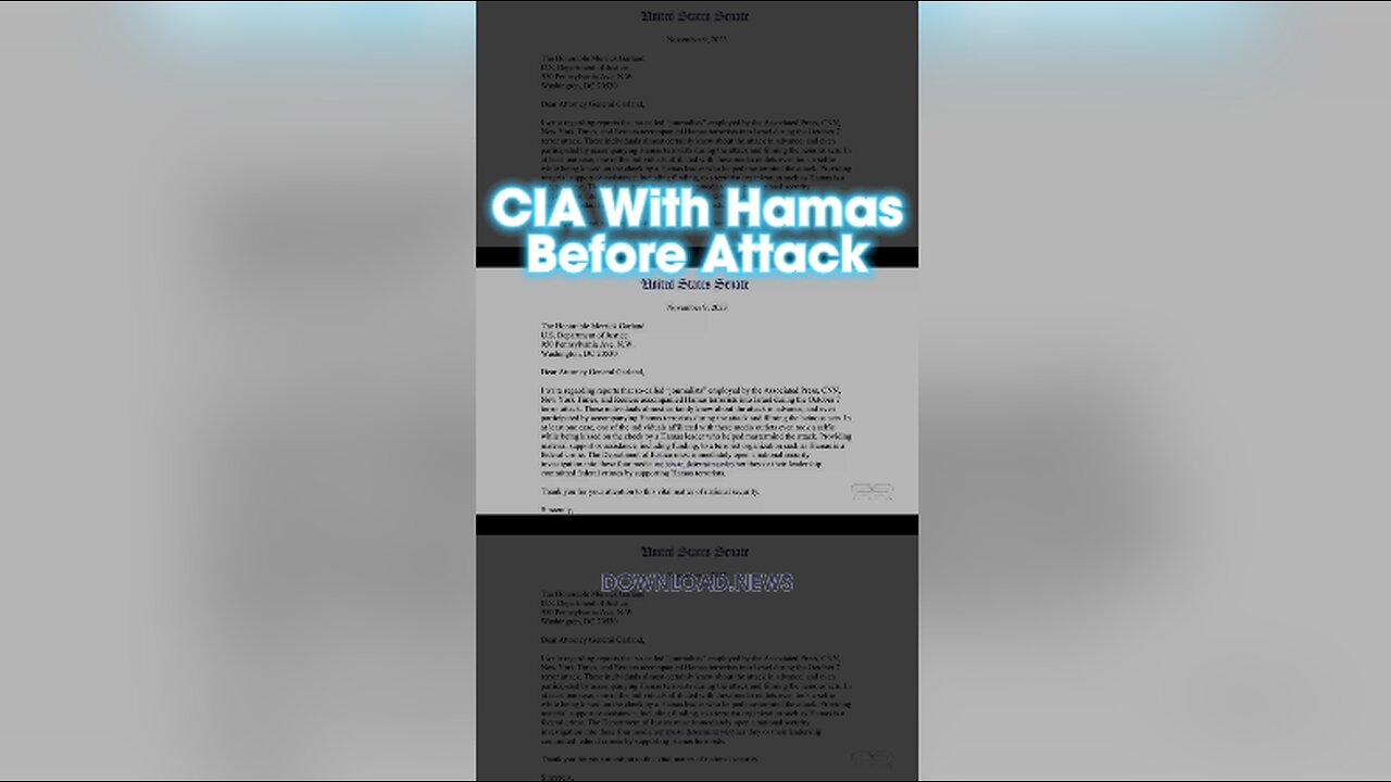 INFOWARS Reese Report: The CIA's News Outlets Had Agents With Hamas Right Before The Attack on Israel - 11/10/23