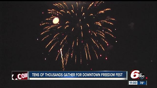 Thousands of people gather for downtown Freedom Fest