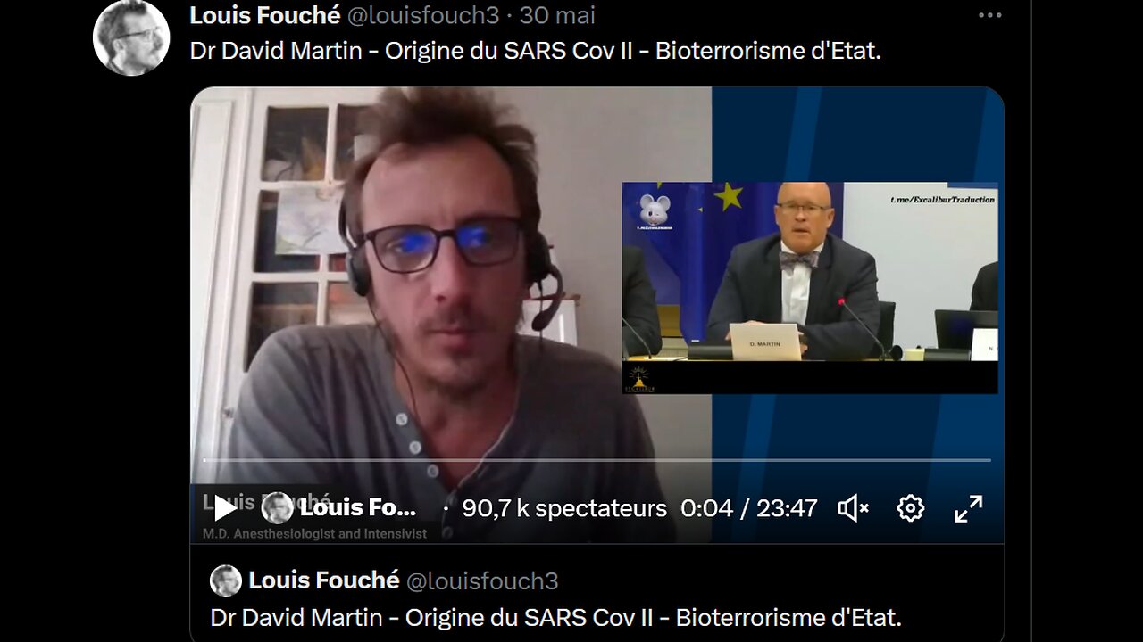 Dr David Martin - Le SARS est un acte de guerre perpétré contre la race humaine