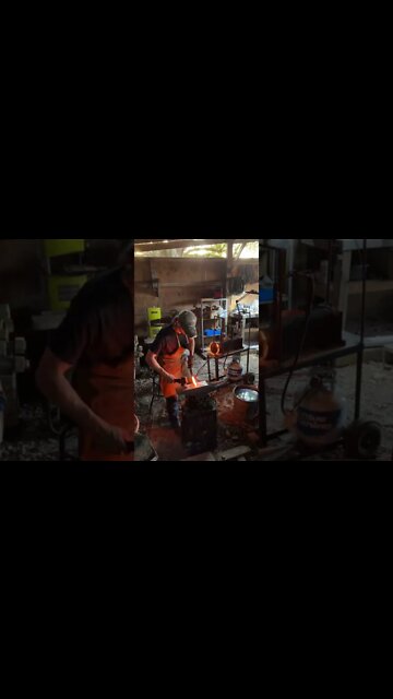 Forging a giveaway #chefknife #food #cooking #art #bladesmith #japanesefood #sushi #anime