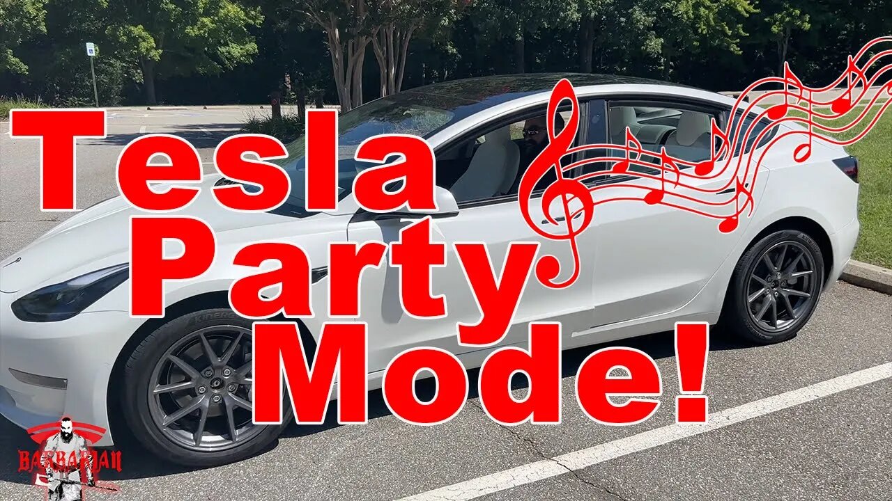 Tesla Party Mode! - How to Keep the Music Playing When You Get Out of Your Tesla Model 3!