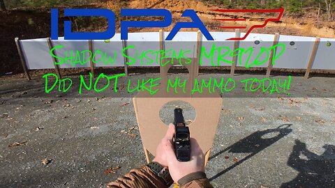 Finally found a load my Shadow Systems MR920P doesn't like - IDPA - 12/21/2024